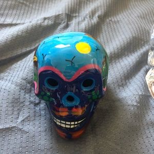 Mexican Themed Painted Skull